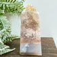 Flower Agate Tower Healing Crystal Generator 77g 77mm