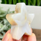 Flower Agate Star Healing Crystal Carving 62g