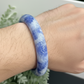 Blue Sodalite Bangle Gemstone Jewellery Crystal 61mm Diameter