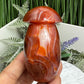 Carnelian Mushroon Healing Crystal Ornament 224g
