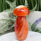 Carnelian Mushroon Healing Crystal Ornament 192g