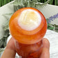 Carnelian Mushroon Healing Crystal Ornament 192g