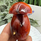 Carnelian Mushroon Healing Crystal Ornament 150g