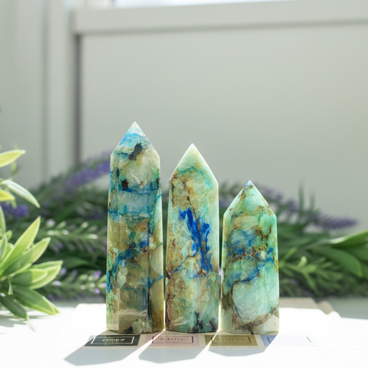 Fynchenite Phoenix Stone Points Towers Crystals YOU CHOOSE