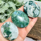 Moss Agate Palm Stones Meditation Crystal YOU CHOOSE
