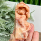 Agate Pink Tower Geode Sparkly Healing Crystal Generator 141g