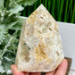 Agate Tower Geode Sparkly Healing Crystal Generator 341g
