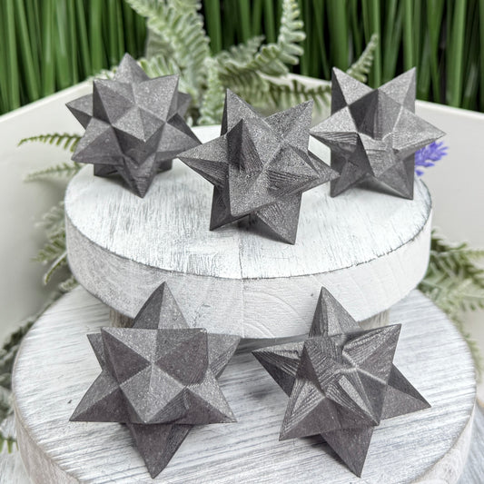 Shungite Merkabah EMF Protection Crystal Carving