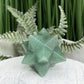 Green Aventurine Merkabah Stone of Opportunity Crystal Carving 76g