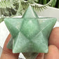 Green Aventurine Merkabah Stone of Opportunity Crystal Carving 76g