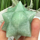 Green Aventurine Merkabah Stone of Opportunity Crystal Carving 84g