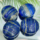 Lapis Lazuli With Pyrite Palm Stones Worry Meditation Crystals YOU CHOOSE