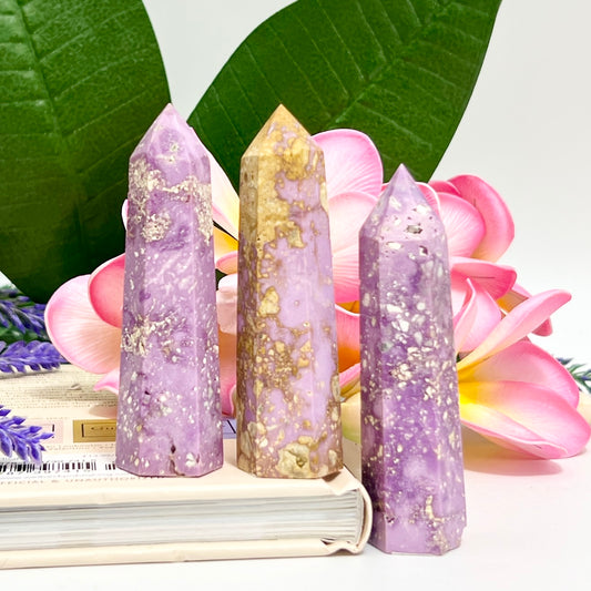Phosphosiderite Points Towers Crystal Generators YOU CHOOSE