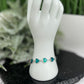 Abalone Shell Heart Shaped Bracelet Wearable Crystals Gemstones 20cm
