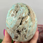 Blue Aragonite Skull Crystal Skull Carving 1086g