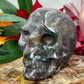 Ocean Sea Jasper Skull Crystal Skull Carving 972g
