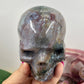 Ocean Sea Jasper Skull Crystal Skull Carving 972g