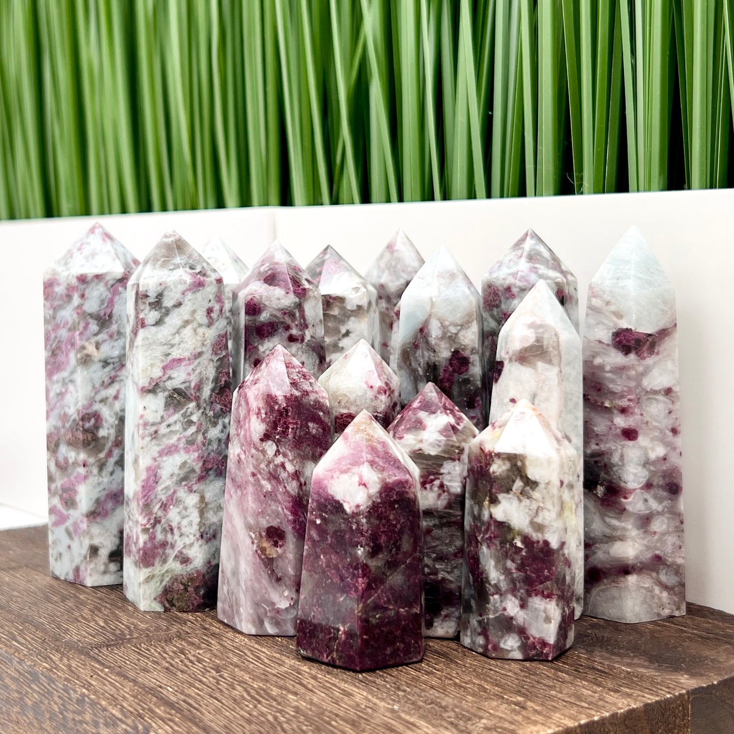 Rubellite Tourmaline Points Tower Crystal Generators YOU CHOOSE