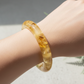 Golden Healer Quartz Bangle Gemstone Jewellery Wearable Crystal 60mm Diameter
