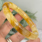 Golden Healer Quartz Bangle Gemstone Jewellery Wearable Crystal 60mm Diameter