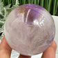 Ametrine Quartz Sphere Amethyst with Citrine Natural Crystal Ball 360g 64mm