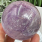 Amethyst Quartz Sphere Natural Stone for Spirituality Crystal Ball 391g 65mm