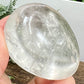 Clear Quartz Palm Stone Worry Mediation Crystal 134g