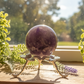 Amethyst Quartz Sphere Natural Stone for Spirituality Crystal Ball 329g 62mm