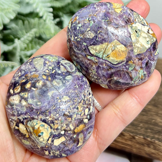 Brecciated Jasper Palm Stone Meditation Crystal YOU CHOOSE