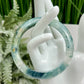 Chrysocolla Quartz Bangle Gemstone Jewellery Crystal 58mm Diameter