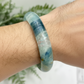 Chrysocolla Quartz Bangle Gemstone Jewellery Crystal 58mm Diameter