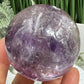 Amethyst Quartz Sphere Natural Stone for Spirituality Crystal Ball 329g 62mm