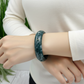 Moss Agate Bangle Gemstone Wearable Crystal Jewellery 61mm Diameter