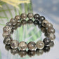 Yooperlite Bracelet Elastic Gemstone Jewellery UV Reactive Crystals 9mm Beads 16cm