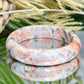 Pink Cotton Candy Druzy Agate Bangle Crystal Jewellery Gemstone 59mm
