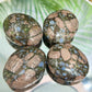 Llanite Jasper Que Sera Palm Stones Worry Crystals YOU CHOOSE