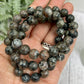 Yooperlite Bracelet Elastic Gemstone Jewellery UV Reactive Crystals 9mm Beads 16cm