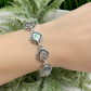 Abalone Shell Bracelet Wearable Crystals Gemstones 18.5cm-20.5cm Length