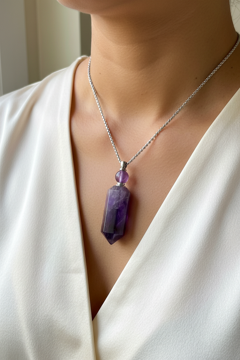 Crystal Perfume Necklaces Wearable Crystal YOU CHOOSE