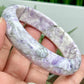 Purple Jade Bangle Crystal Jewellery Healing Gemstone 59mm Diameter