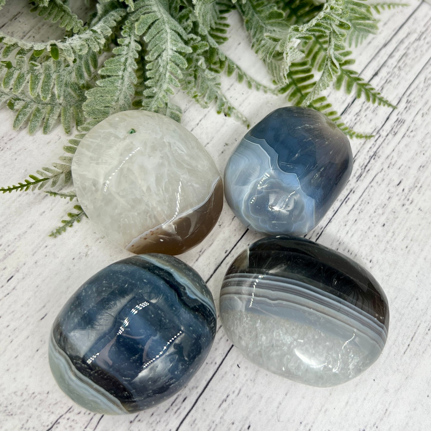 Agate Palm Stones Healing Meditation Crystals YOU CHOOSE