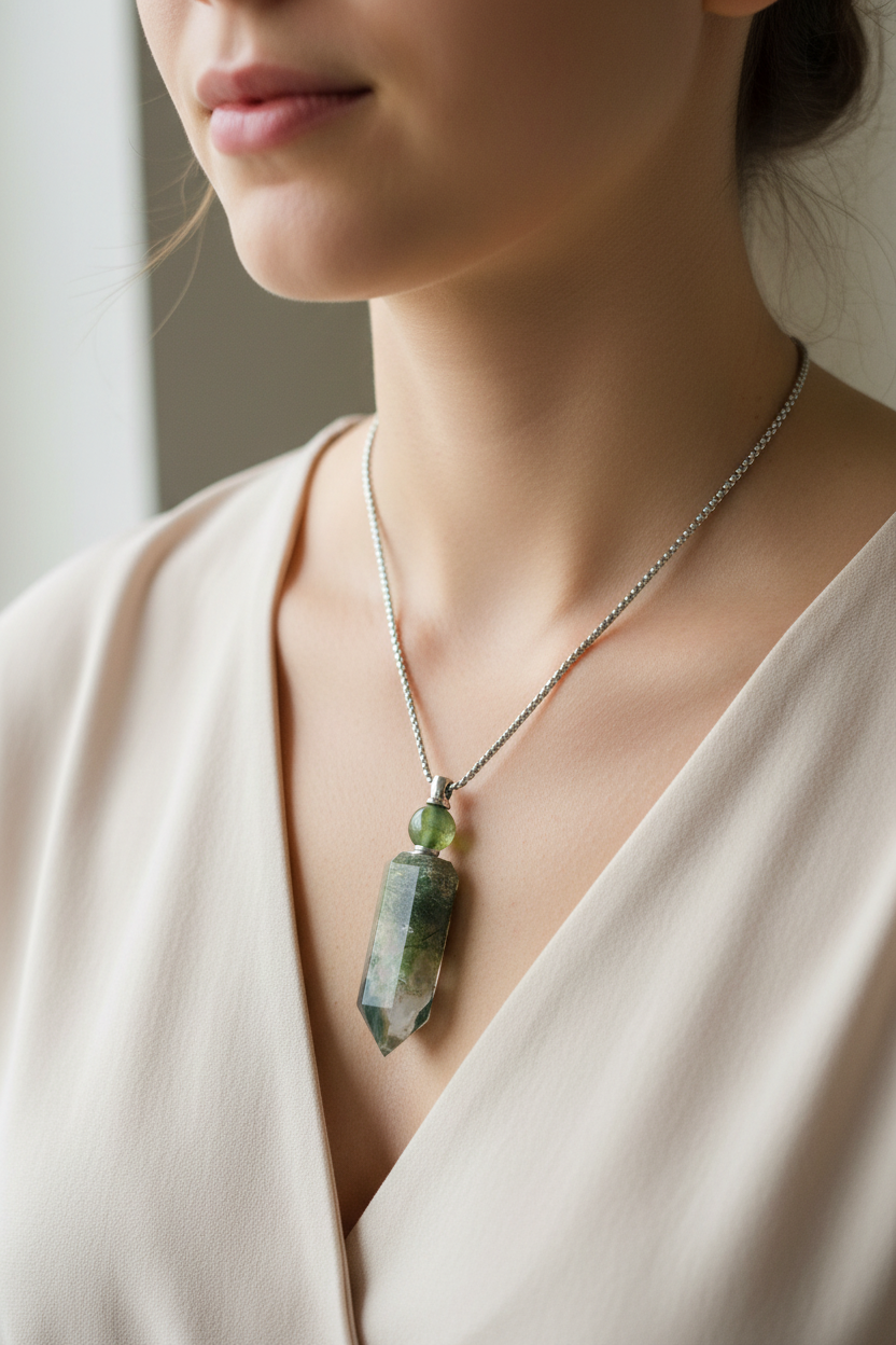 Crystal Perfume Necklaces Wearable Crystal YOU CHOOSE