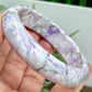 Purple Jade Bangle Crystal Jewellery Healing Gemstone 59mm Diameter