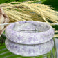 Purple Jade Bangle Crystal Jewellery Healing Gemstone 62mm Diameter