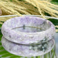 Purple Jade Bangle Crystal Jewellery Healing Gemstone 62mm Diameter