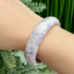 Purple Jade Bangle Crystal Jewellery Healing Gemstone 62mm Diameter