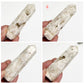 Druzy White Agate Points Towers Crystals YOU CHOOSE
