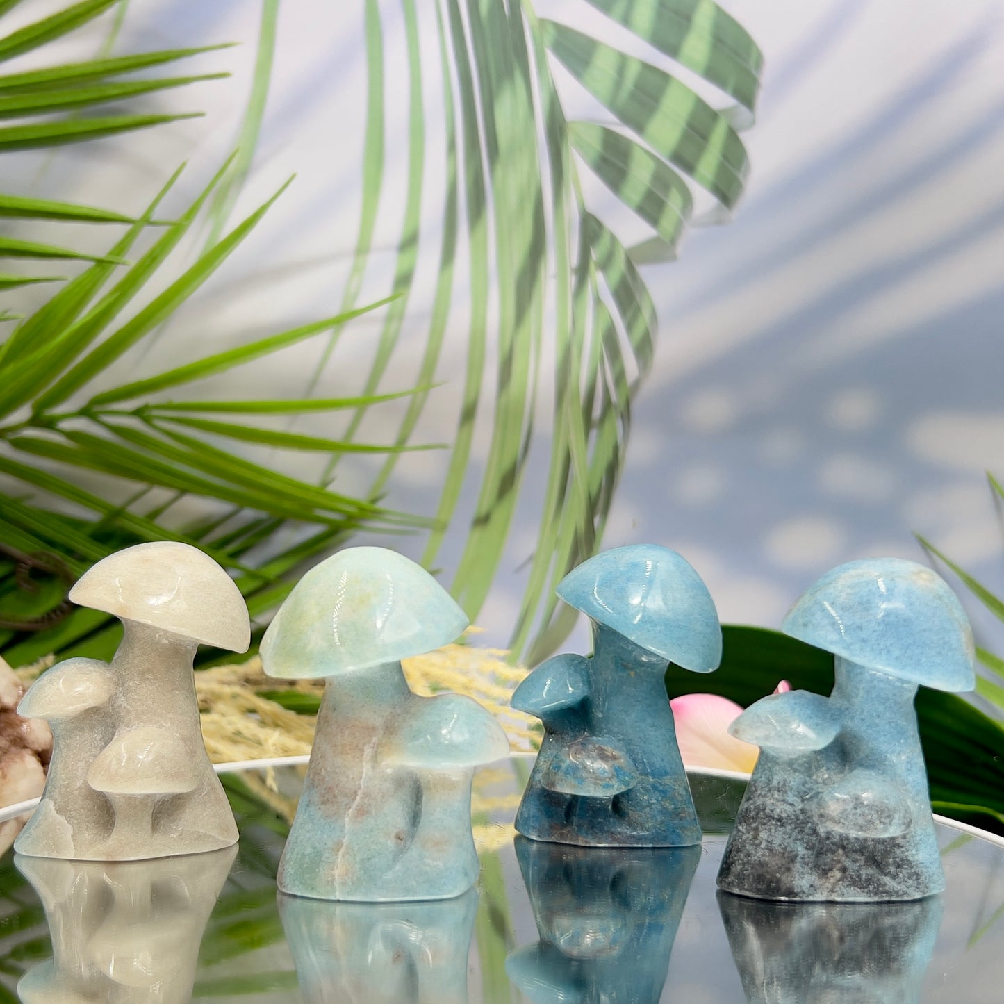 Trolleite Mushroom Clusters Rare Crystal Carvings YOU CHOOSE
