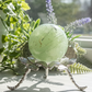 Prehnite with Epidote Sphere Healing Crystal Ball 218g 52mm