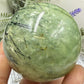 Prehnite with Epidote Sphere Healing Crystal Ball 267g 56mm